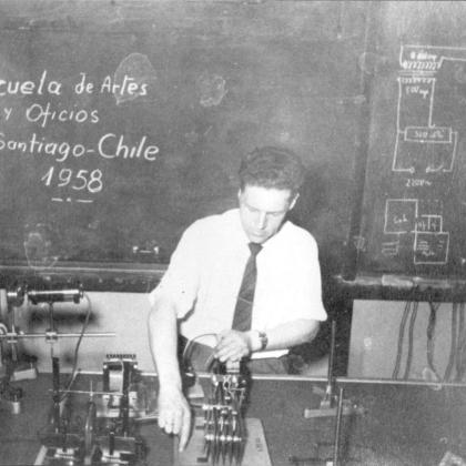 PRofesor en el aula de clases