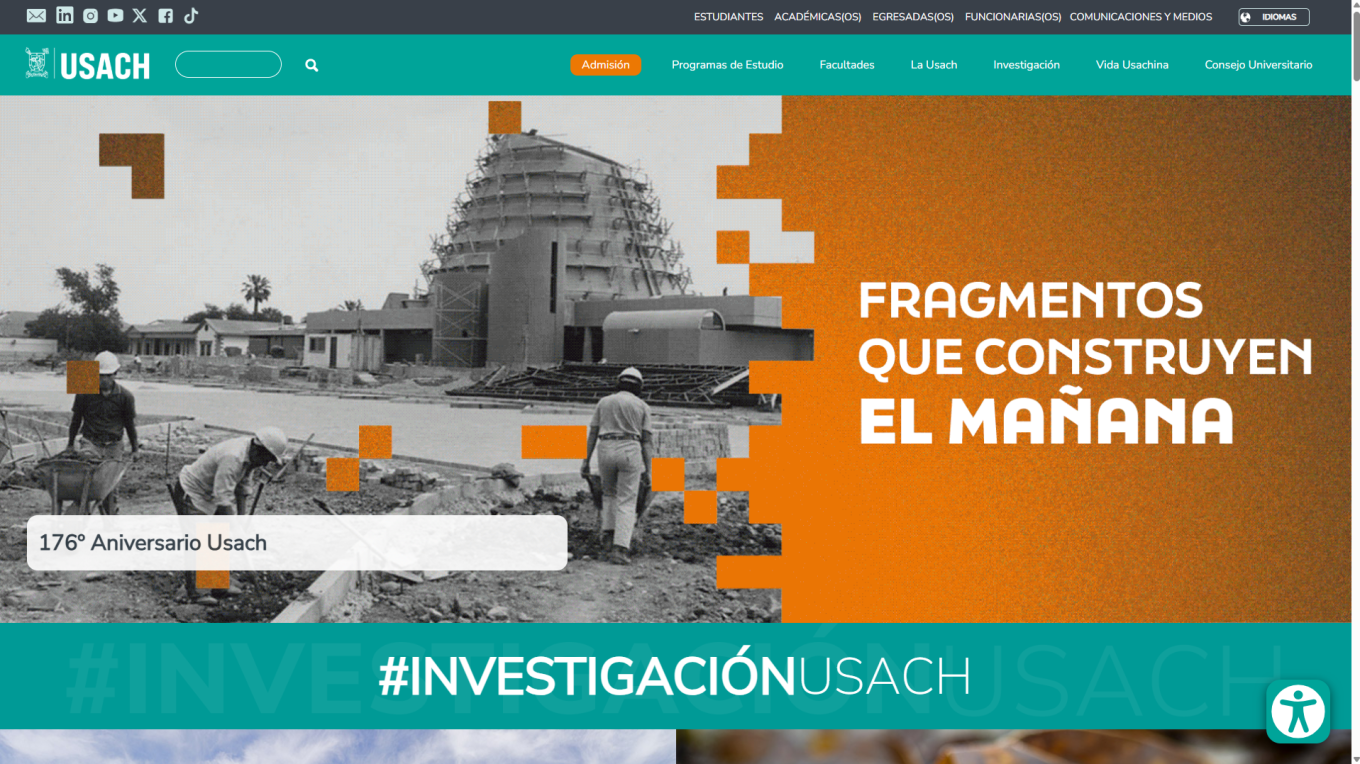 Miniatura del portal de la universidad de santiago.