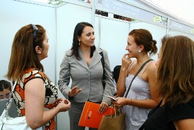 Vicerrectora Kri en la Feria del Postulante Usach 2011