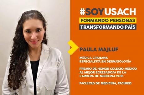 Paula Majluf, médica especialista en dermatología: “En la Usach adquieres  un aprendizaje integral y multidimensional” | Universidad de Santiago de  Chile