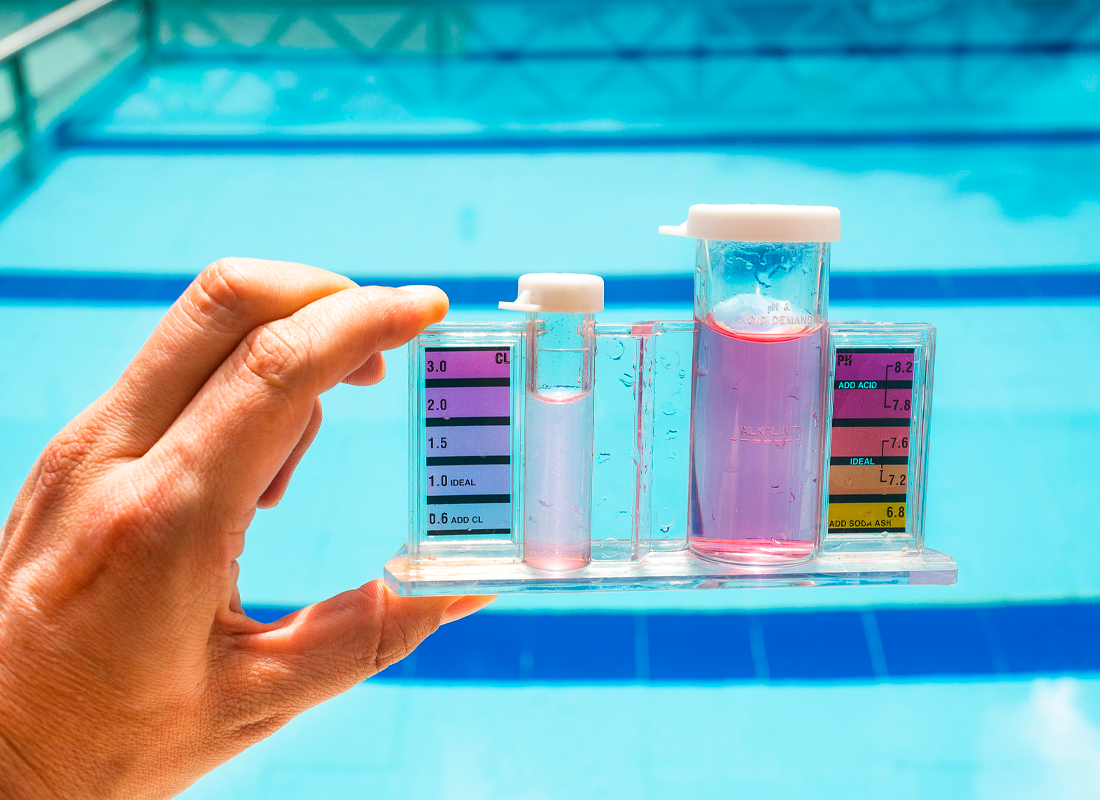 Piscina y sus niveles