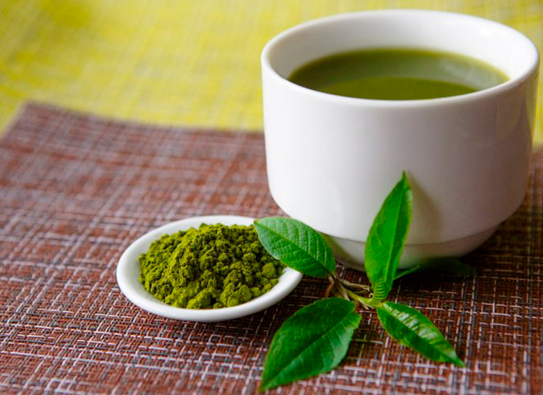 Taza con té