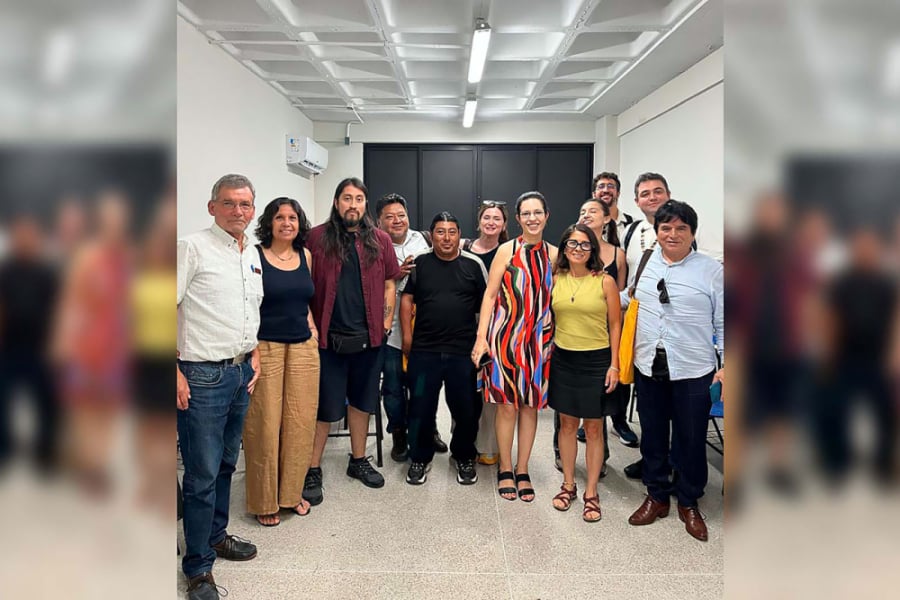 En la imagen aparecen las y los exponentes del congreso 